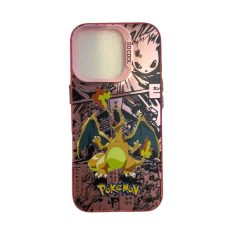 Σκληρή Θήκη Pokemon Charizard Manga με Magsafe για iPhone 16 Pro Max - Pink
