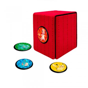 Ultra Pro Pokémon - Alcove Click Deck Box - Kanto Starters