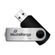 USB Stick MediaRange USB 2.0 Flash Drive 8GB - Black / Silver