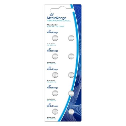 Αλκαλική Μπαταρία MediaRange Premium Coin Cells AG3 1.5V (LR41) - 2τμχ