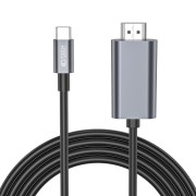 Καλώδιο Tech-Protect Ultraboost Cable HDMI male - USB-C male 2m - Black