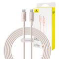 Καλώδιο Φόρτισης Baseus Habitat Series από USB-C σε USB-C, 100W, PD, 2m - Pink