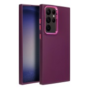 Θήκη Σιλικόνης Forcell FRAME case για Galaxy S23 Ultra  - Purple 