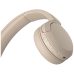 Ασύρματα ακουστικά Sony Wireless Headphones On Ear με 50 ώρες Λειτουργίας και Quick Charge  - Beige