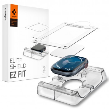 Tempered Glass Spigen Elite Shield Ez Fit με Τray για Apple Watch 42mm (2τμχ)