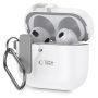 Θήκη Σιλικόνης Tech-Protect Slim Hook για Apple AirPods 4/5 - White