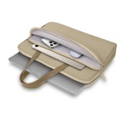 Tech-Protect Τσάντα Μεταφοράς για Laptop 15”-16”- Desert Beige