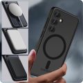 Θήκη Σιλικόνης Tech Protect Magmat με MagSafe για Samsung Galaxy S24 - Matte Black