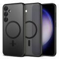 Θήκη Σιλικόνης Tech Protect Magmat με MagSafe για Samsung Galaxy S24 - Matte Black