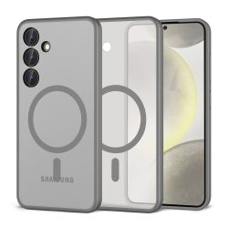 Θήκη Σιλικόνης Tech Protect Magmat με MagSafe για Samsung Galaxy S24 - Matte Titanium