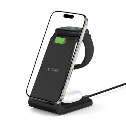 Tech Protect Ασύρματος Φορτιστής A36 με QI15W για Apple - Black