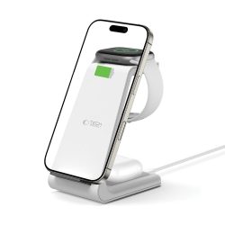 Tech Protect Ασύρματος Φορτιστής A36 με QI15W για Apple - White