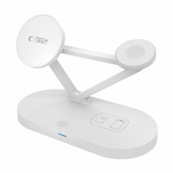 Tech Protect Ασύρματος Φορτιστής A41 3 σε 1 με MagSafe - White