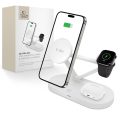 Tech Protect Ασύρματος Φορτιστής A41 3 σε 1 με MagSafe - White