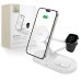 Tech Protect Ασύρματος Φορτιστής A41 3 σε 1 με MagSafe - White
