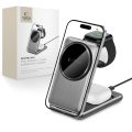 Tech Protect Ασύρματος Φορτιστής QI15W A42 3 σε 1 με MagSafe - Space Grey