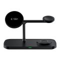 Tech Protect Ασύρματος Φορτιστής QI15W A45 3 σε 1 με MagSafe - Black