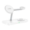 Tech Protect Ασύρματος Φορτιστής για Android & iPhone QI15W A45 3 σε 1 με MagSafe - White