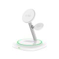 Tech Protect Ασύρματος Φορτιστής QI15W A46 3 σε 1 με MagSafe - White