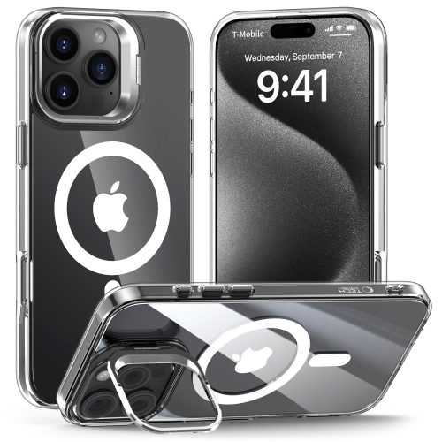 Θήκη Σιλικόνης Tech-Protect Magstand με Magsafe για iPhone 16 Pro - Clear