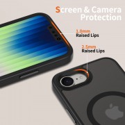 Θήκη Σιλικόνης Tech-Protect Magmat με MagSafe για iPhone 16e - Matte Black 