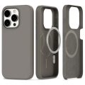 Θήκη Σιλικόνης Tech Protect Silicone Magsafe για iPhone 15 Pro Max  - Titanium