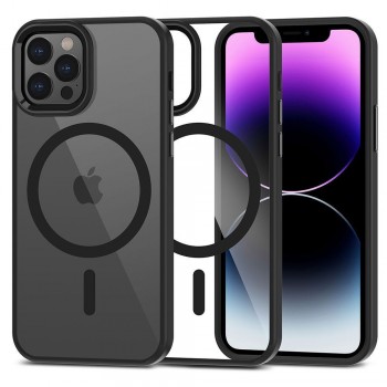 Θήκη Σιλικόνης Tech-Protect Magmat MagSafe για iPhone 12 Pro Max - Clear Black