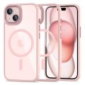 Θήκη Σκληρή Tech-Protect Magmat MagSafe για Apple iPhone 15 - Pink / Clear