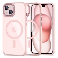 Θήκη Σκληρή Tech-Protect Magmat MagSafe για Apple iPhone 15 - Pink / Clear