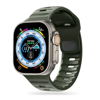 Λουράκι Σιλικόνης Tech-Protect Iconband Line για Apple Watch 42/44/45/49mm - Army Green