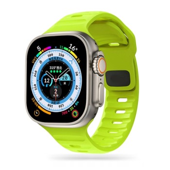 Λουράκι Σιλικόνης Tech-Protect Iconband Line για Apple Watch 42/44/45/49mm - Lime