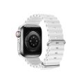 Λουράκι Σιλικόνης Wave Iconband Pro για Apple Watch 42/44/45/46/49mm - White