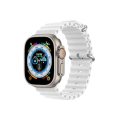 Λουράκι Σιλικόνης Wave Iconband Pro για Apple Watch 42/44/45/46/49mm - White