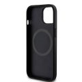 Θήκη Δερματίνης U.S. Polo PU Leather Printed Round Double Horse MagSafe Case για iPhone 15 - Black