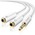 Αντάπτορας Ugreen 2x3.5mm Female σε 3.5mm Male 20 cm. - White