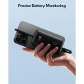 PowerBank Veger K1 - 10000mAh 35W Built in Cables Lightning & USB-C και με Θύρa USB-A και Θύρα USB-C Power Delivery / Quick Charge 3.0 - Black