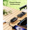 PowerBank Veger K1 - 10000mAh 35W Built in Cables Lightning & USB-C και με Θύρa USB-A και Θύρα USB-C Power Delivery / Quick Charge 3.0 - Black