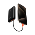 PowerBank Veger K2 W2068 - 20000mAh 35W Built in Cables Lightning & USB-C και με Θύρa USB-A και Θύρα USB-C Power Delivery / Quick Charge 3.0 - Black