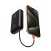 PowerBank Veger K3- 30000mAh 35W Built in Cable Lightning & USB-C με Θύρa USB-A και Θύρα USB-C Power Delivery / Quick Charge 3.0 - Black