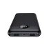 PowerBank Veger L10S - 10000mAh LCD Quick Charge PD20W 2x USB-A, 1x USB-C - Black