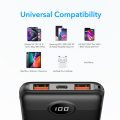 PowerBank Veger L10 - 10000mAh LCD Quick Charge 2x USB-A - Black