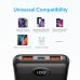 PowerBank Veger L10S - 10000mAh LCD Quick Charge PD20W 2x USB-A, 1x USB-C - Black
