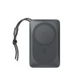 PowerBank Veger MagOn Wireless MagSafe Fast Charge 10000mAh 15W με Θύρα USB-A και Θύρα USB-C Power Delivery  - Grey