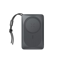 PowerBank Veger MagOn Wireless MagSafe Fast Charge 10000mAh 15W με Θύρα USB-A και Θύρα USB-C Power Delivery  - Grey