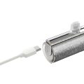 Veger Lipstick W0573P 20W Mini Power Bank 5.000mAh Power Delivery ( Lightning ) - Glitter Silver