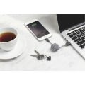 Καλώδιο Keychain Native Union Braided USB to Lightning 0.20m - Zebra