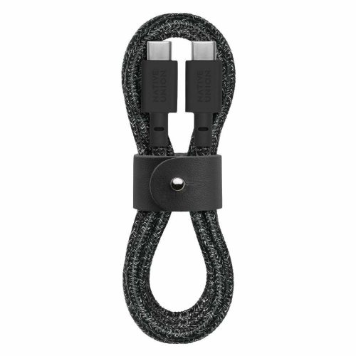 Καλώδιο Φόρτισης Native Union Belt Braided USB-C σε USB-C, 1,20m - Black