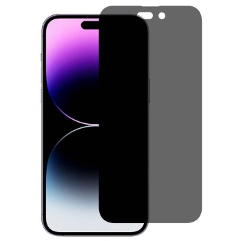 Tempered Glass Anti Spy Glass Pro+ Privacy για Apple iPhone 14 Pro Max/15 Plus - Black