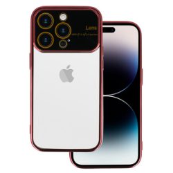 Θήκη Σιλικόνης Electro Lens για Apple iPhone X/XS - Cherry Red
