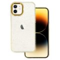 Θήκη Σιλικόνης Tel Protect Gold Glitter Case για Apple iPhone 12/12 Pro - Gold